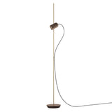 Onfa Floor Lamp: Walnut + Brass