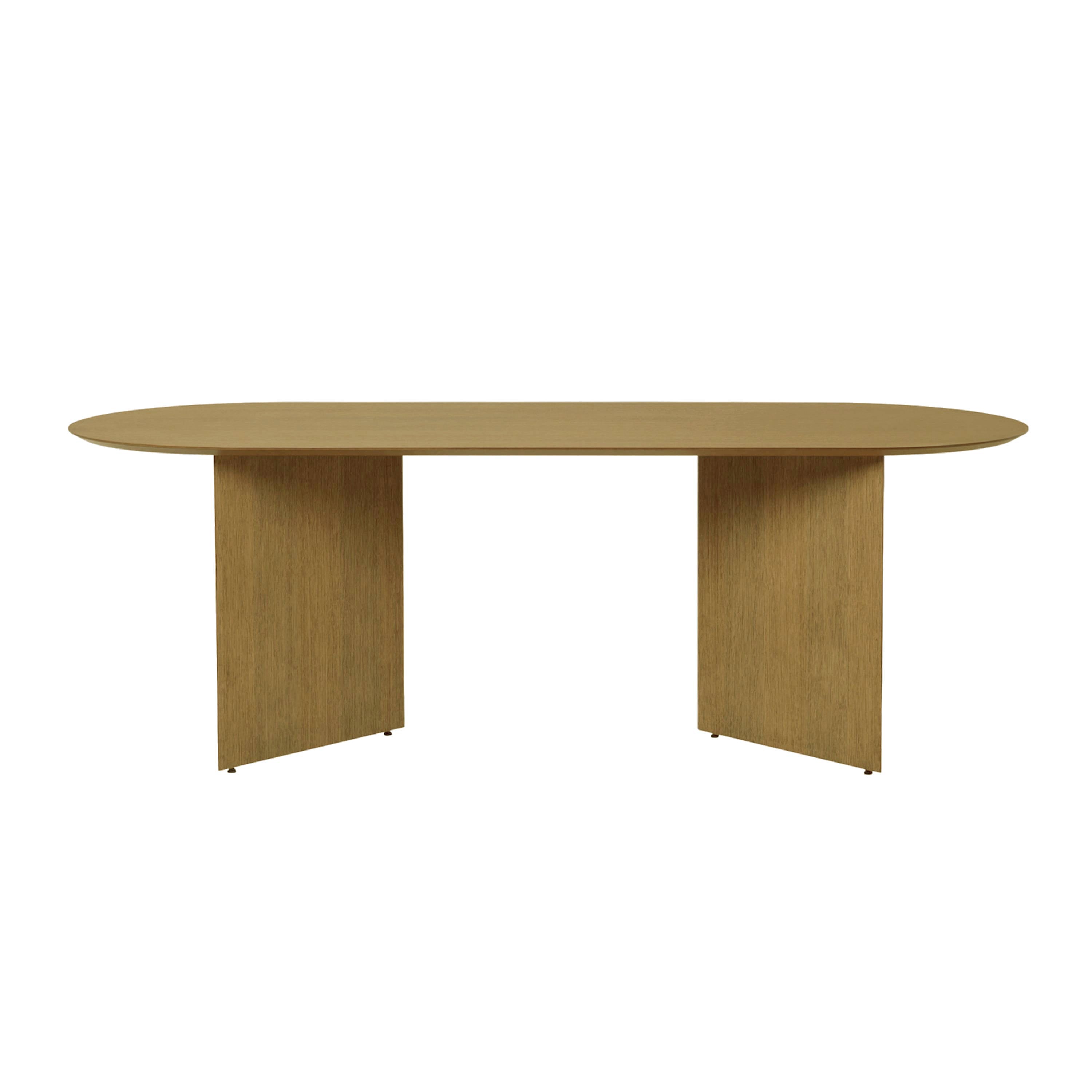 Mingle Oval Table: Natural Oak