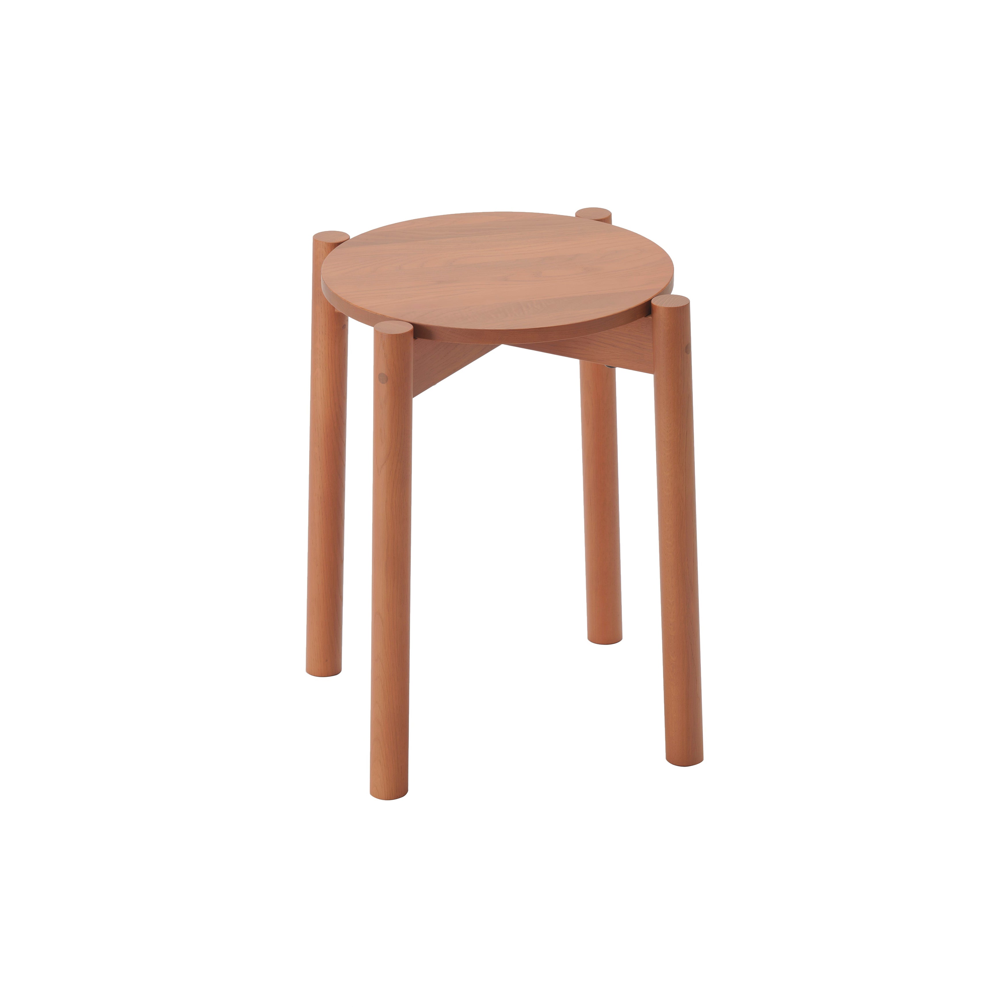 Castor Stool Plus: Terracotta