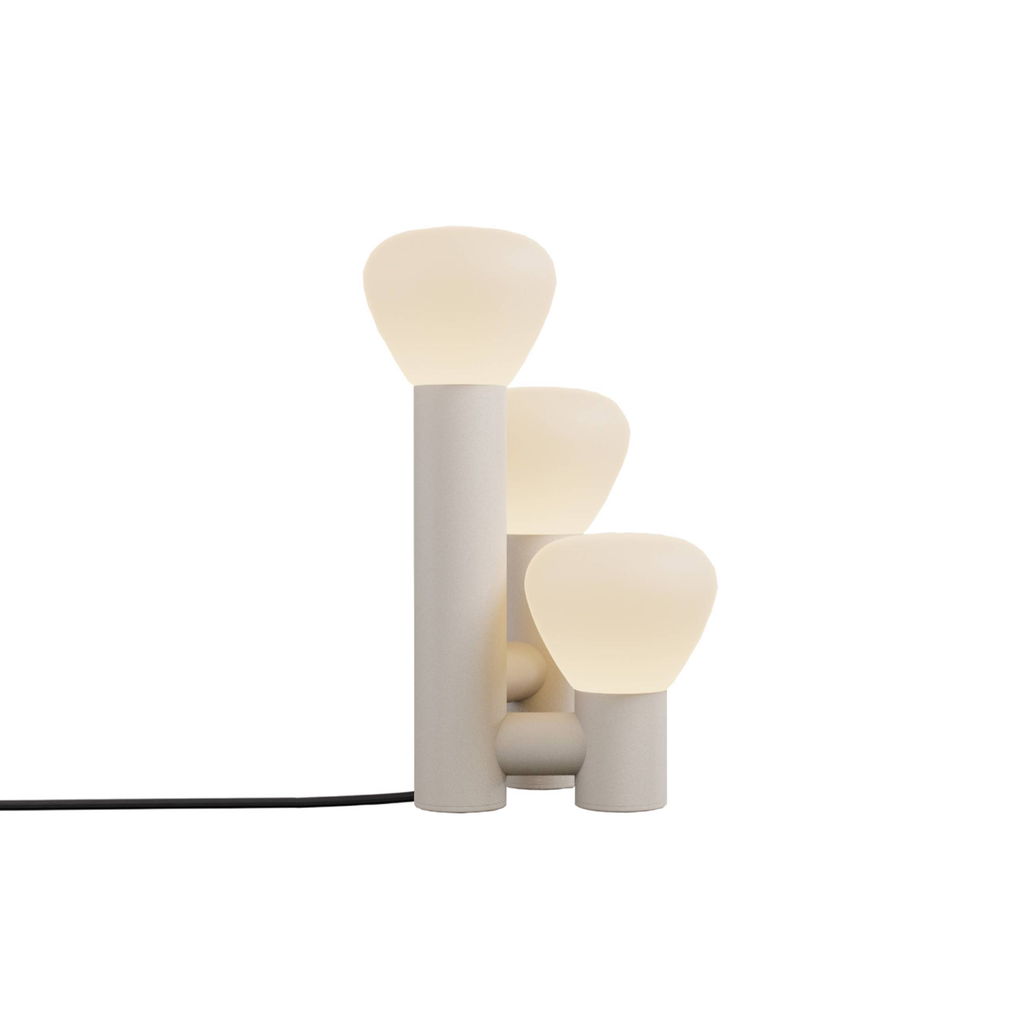 Parc 06 Table Lamp: Handswitch +  Beige + Black