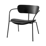 Pavilion Lounge Chair Upholstered: AV6 + Black Lacquered Oak