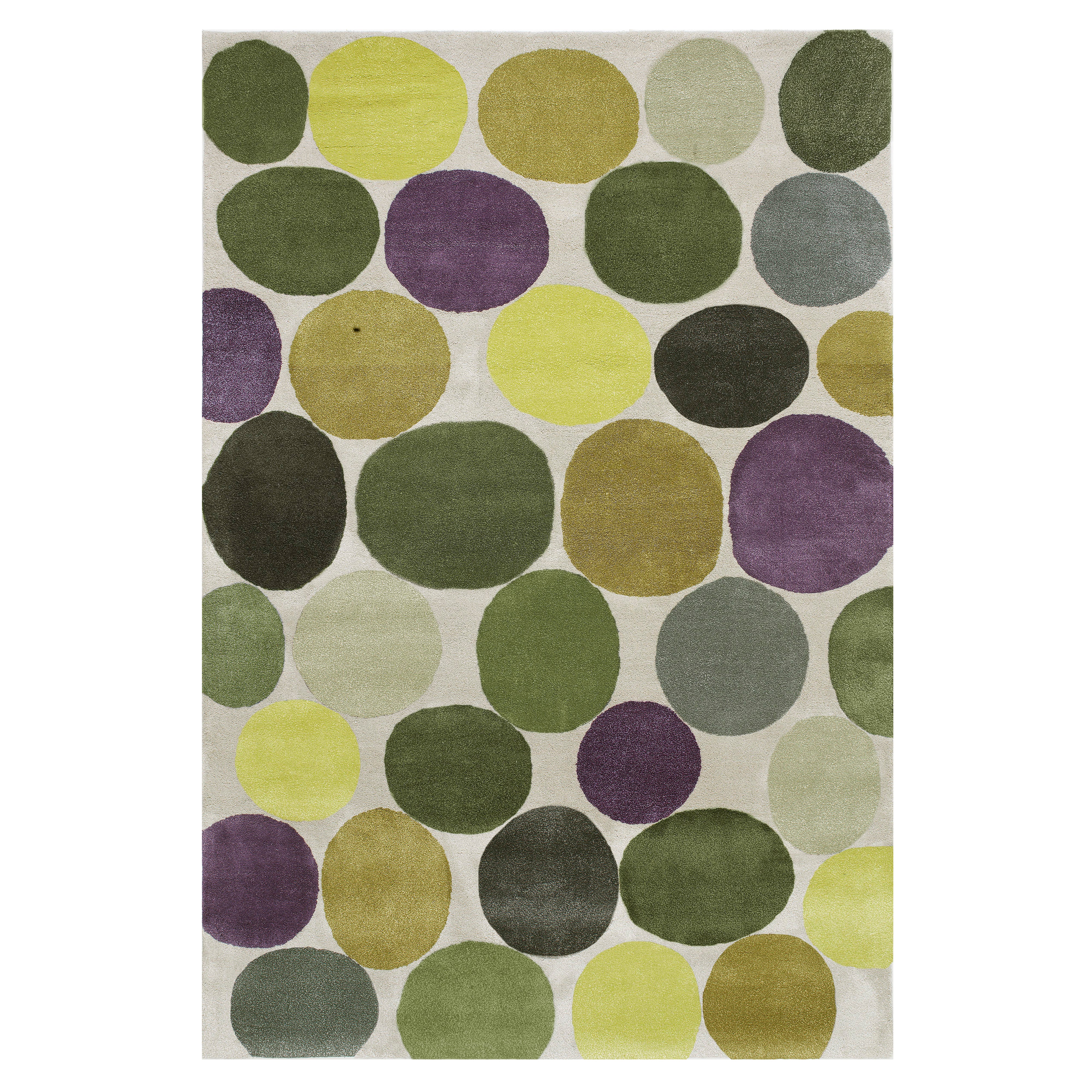 Pebbles Platinum Rug: Large - 118.1