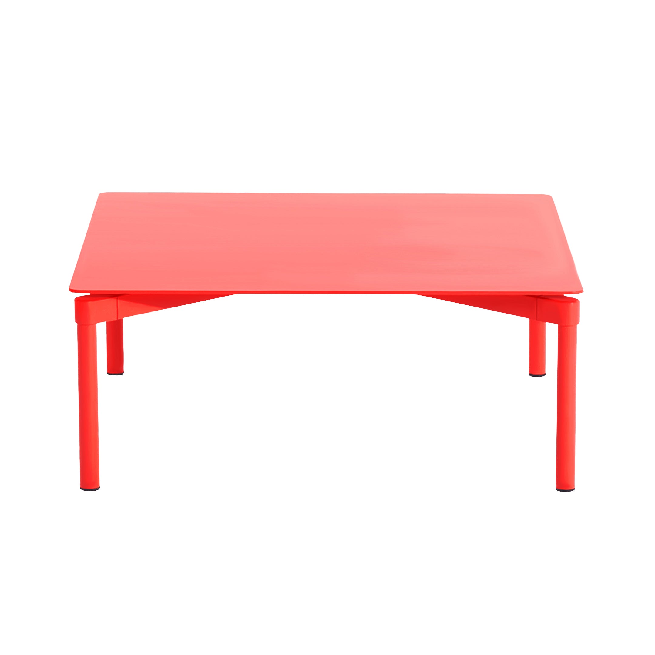 Fromme Outdoor Coffee Table: Red