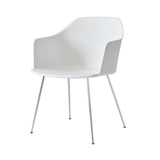 Rely Chair HW33: White + Chrome