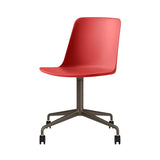 Rely Chair HW21: Vermilion Red + Bronzed 