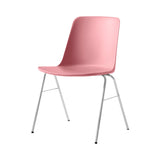 Rely Chair HW26: Soft Pink + Chrome