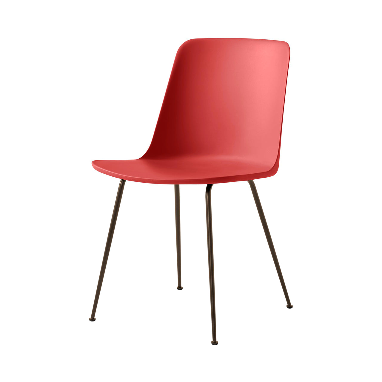 Rely Chair HW6: Vermilion Red + Bronzed