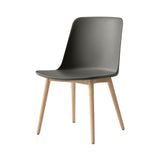 Rely Side Chair HW71: Stone Grey + Oak