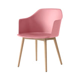 Rely Armchair HW76: Soft Pink + Oak