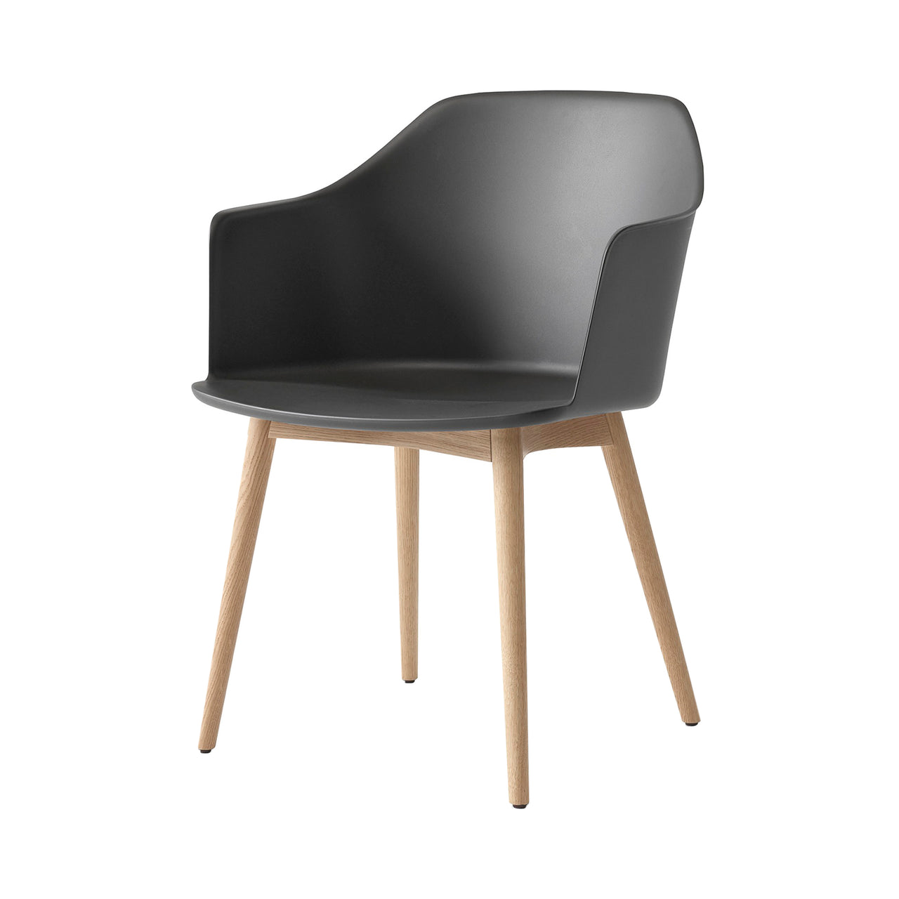 Rely Armchair HW76: Stone Grey + Oak