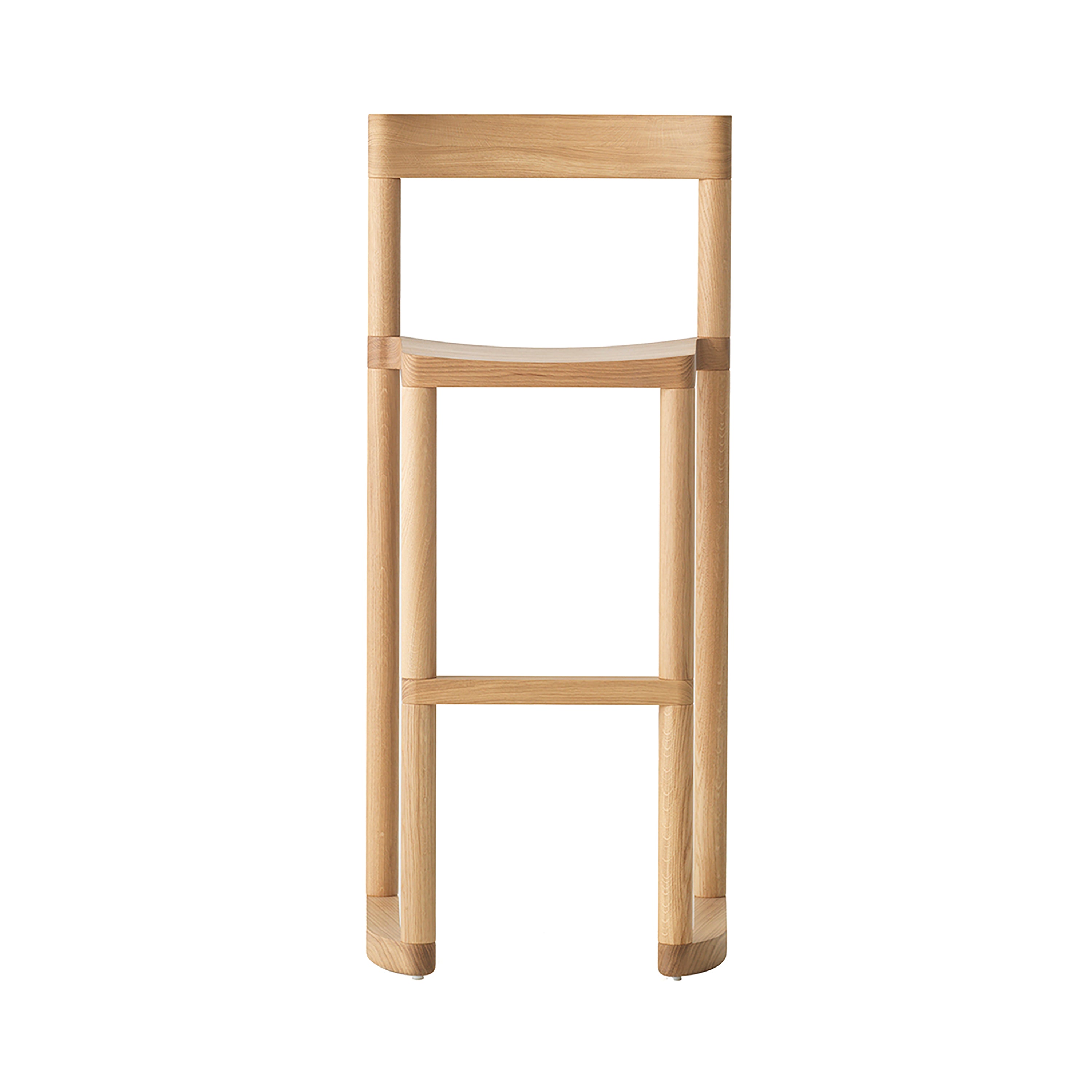 Pier Bar + Counter Stool: Stacking + Bar + Natural Oak