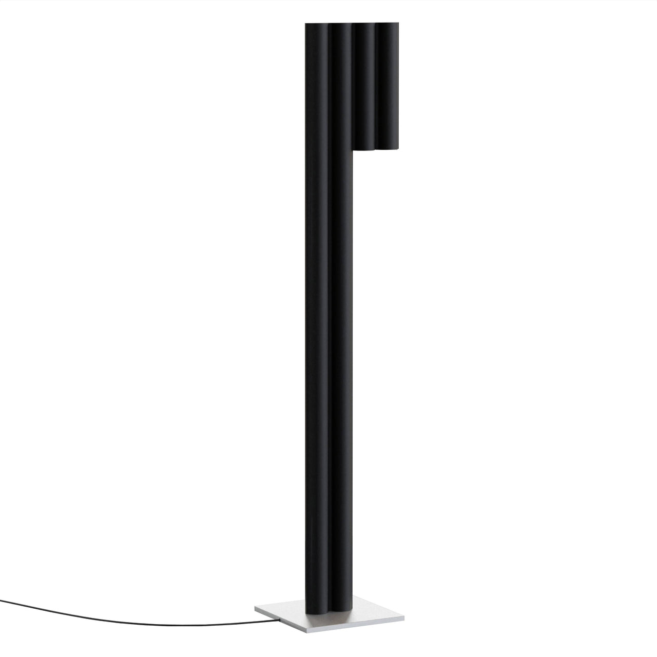 Silo 4FI Floor Light: Black