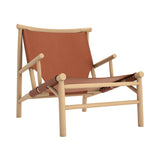 Samurai Chair: Natural Oak + Brandy Leather