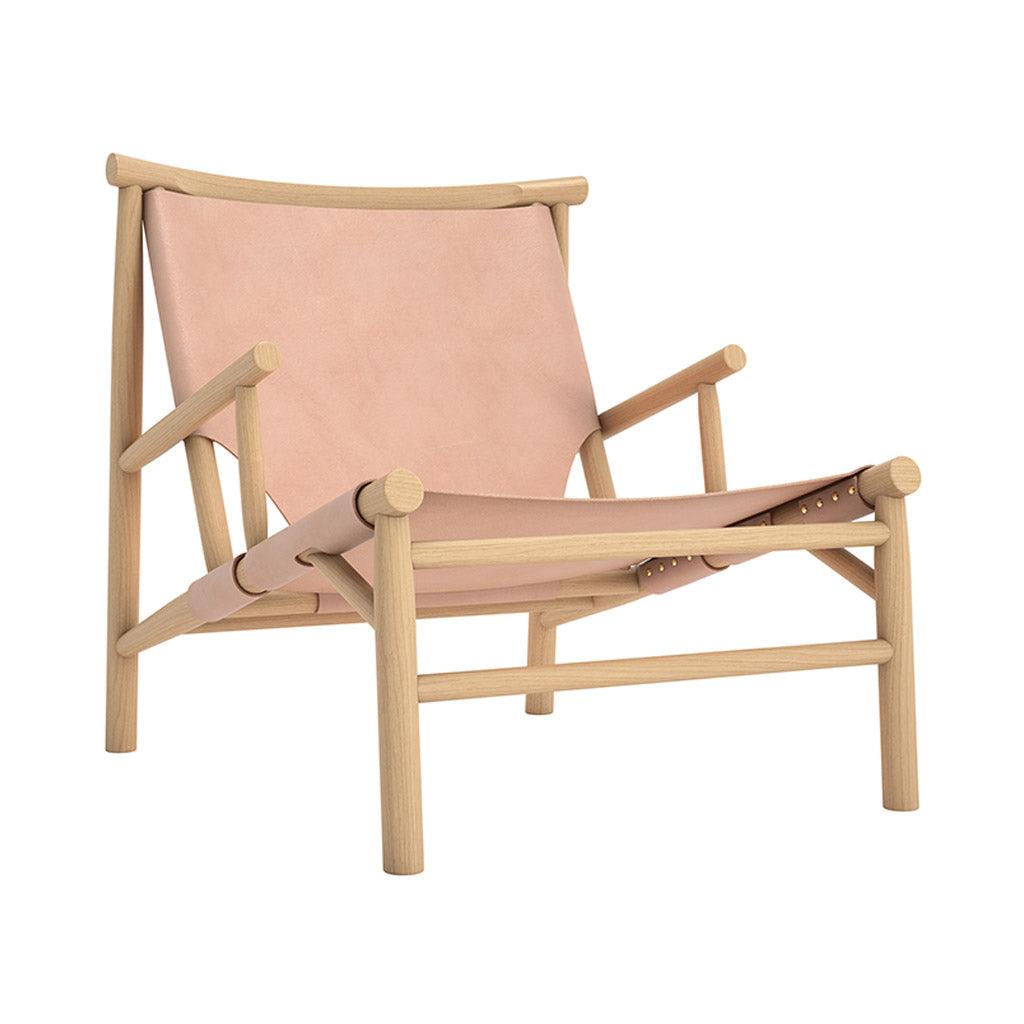 Samurai Chair: Natural Oak + Natural Leather