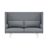 Outline Highback 2-Seater Sofa: Large + Small - 15.7