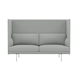 Outline Highback 2-Seater Sofa: Large + Small - 15.7