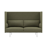 Outline Highback 2-Seater Sofa: Large + Small - 15.7