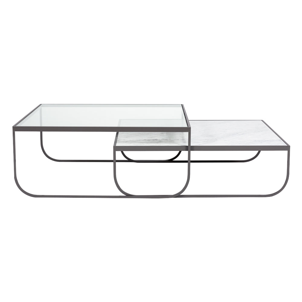 Tati Coffee Table: Marble Top