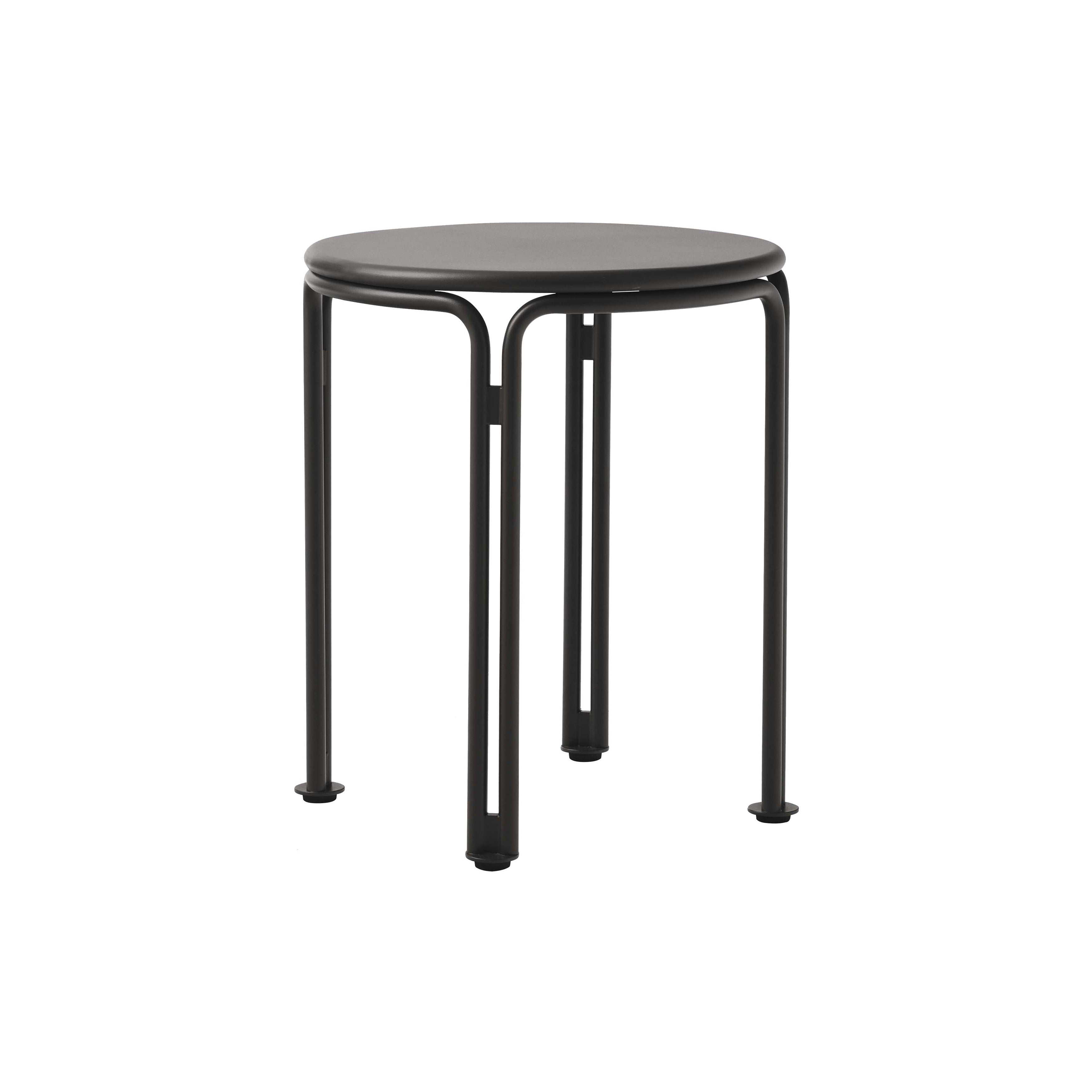 Thorvald SC102 Side Table: Outdoor + Warm Black