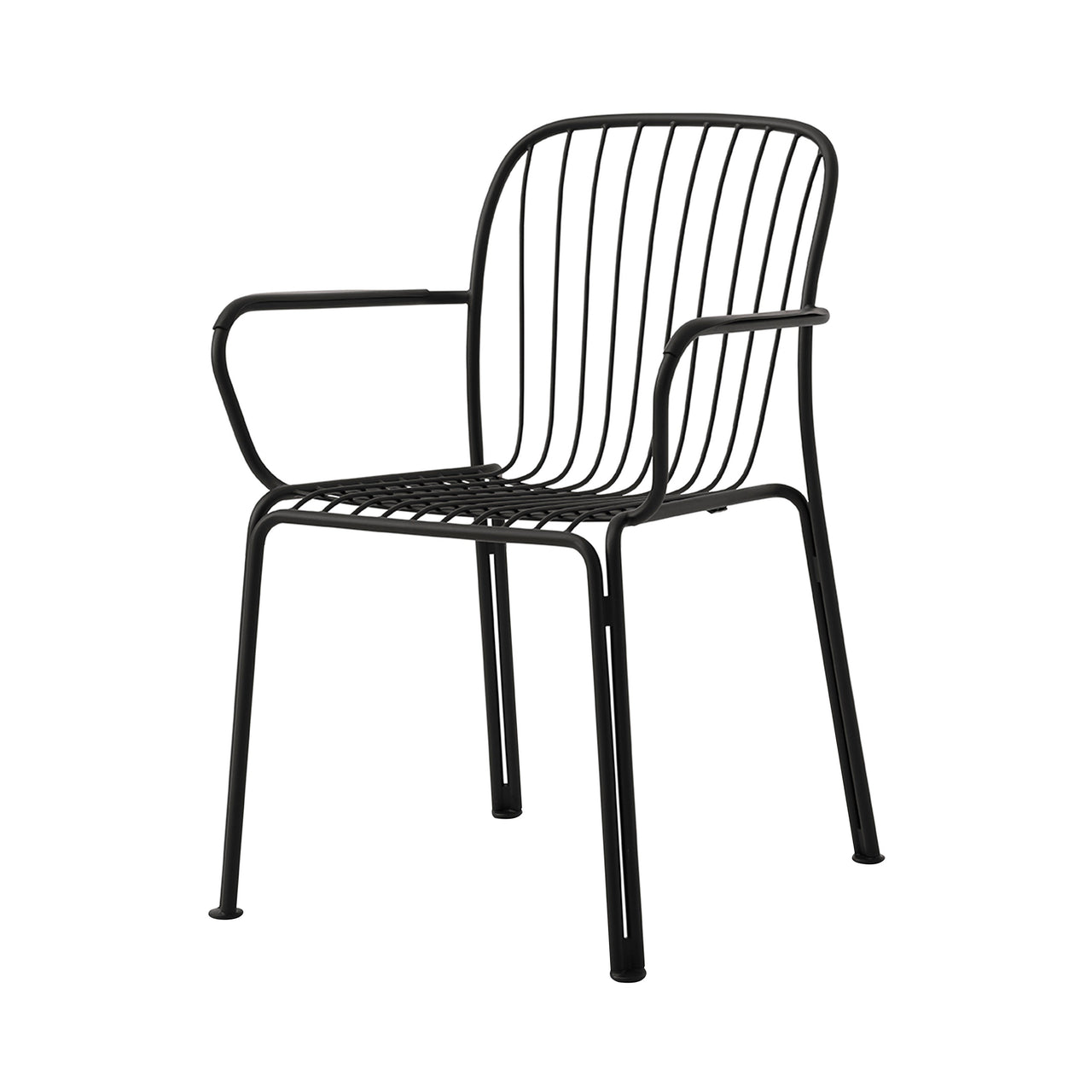 Thorvald SC95 Armchair: Outdoor + Warm Black