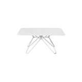 Tio Side Table: Square + White