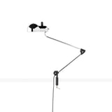 Topo Table Lamp with Clamp: Polished Chrome