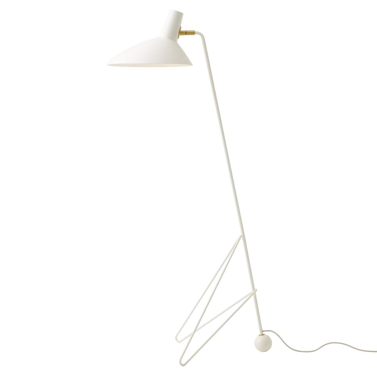 Tripod HM8 Floor Lamp: Matt White