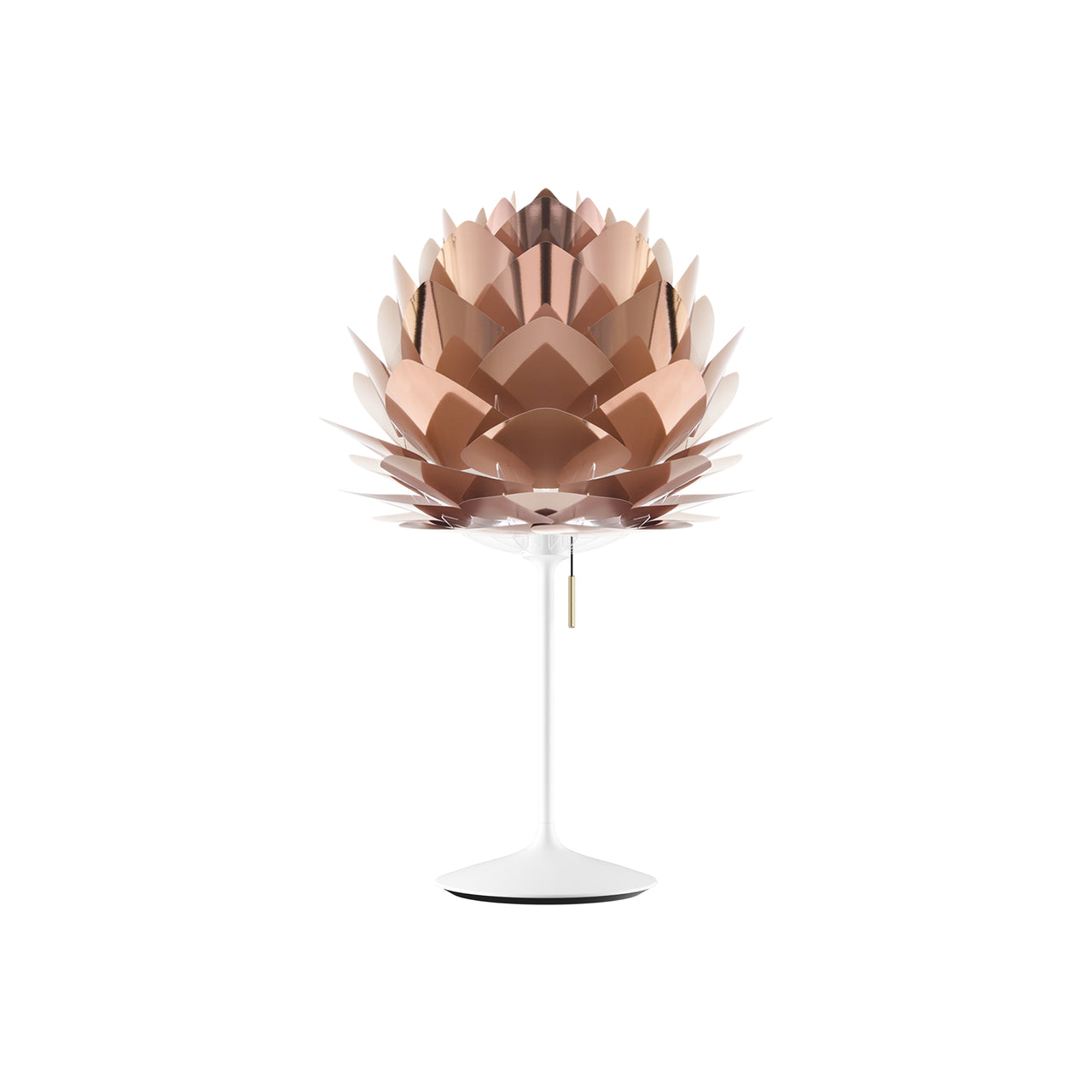 Silvia Champagne Table Lamp: Medium - 17.7