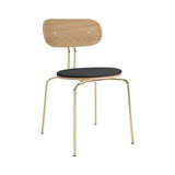 Curious Chair: Brass + With Shadow Cushion