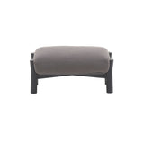 Castor Sofa Ottoman: Black Oak