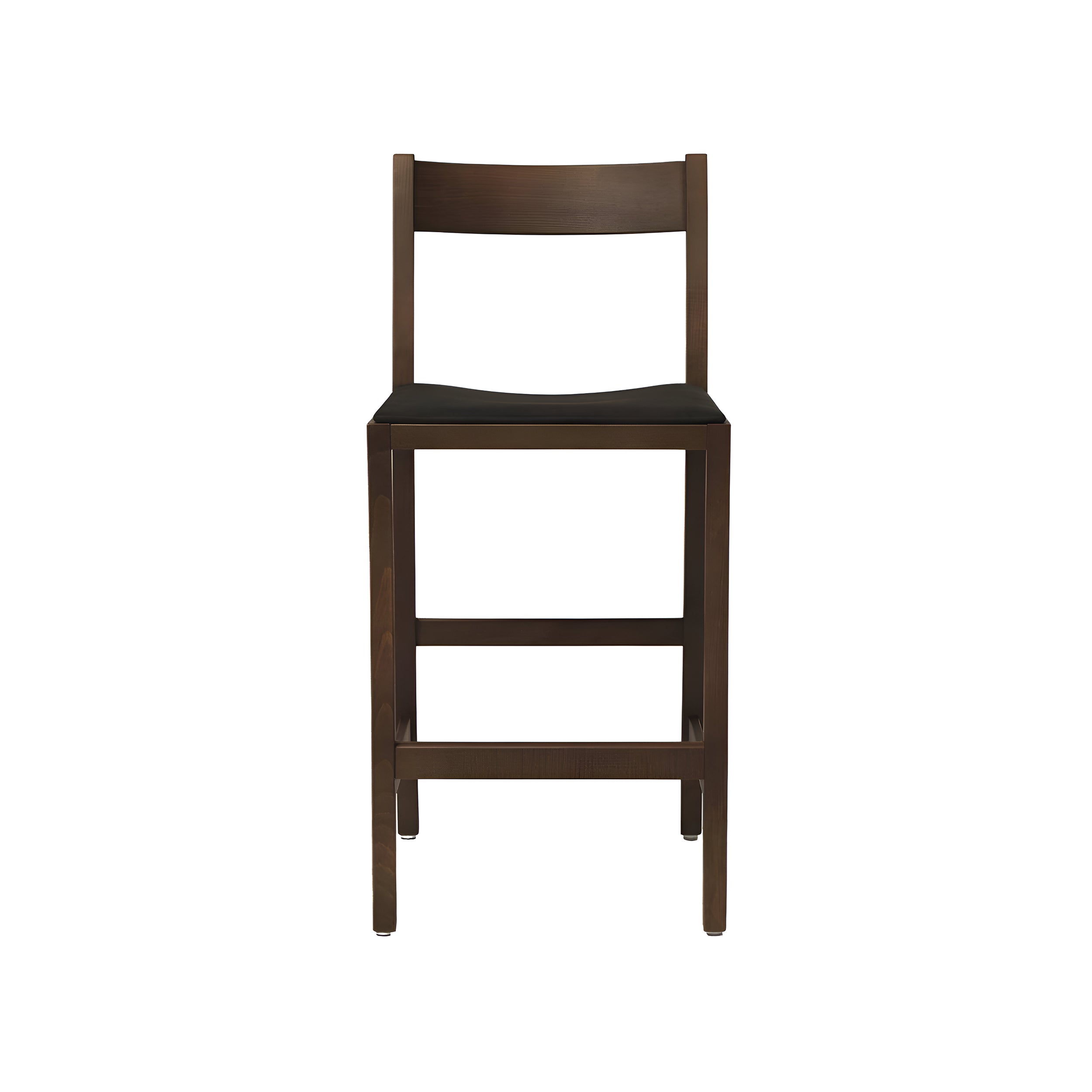 Waiter Bar + Counter Stool Upholstered: Counter + Walnut Stained Beech