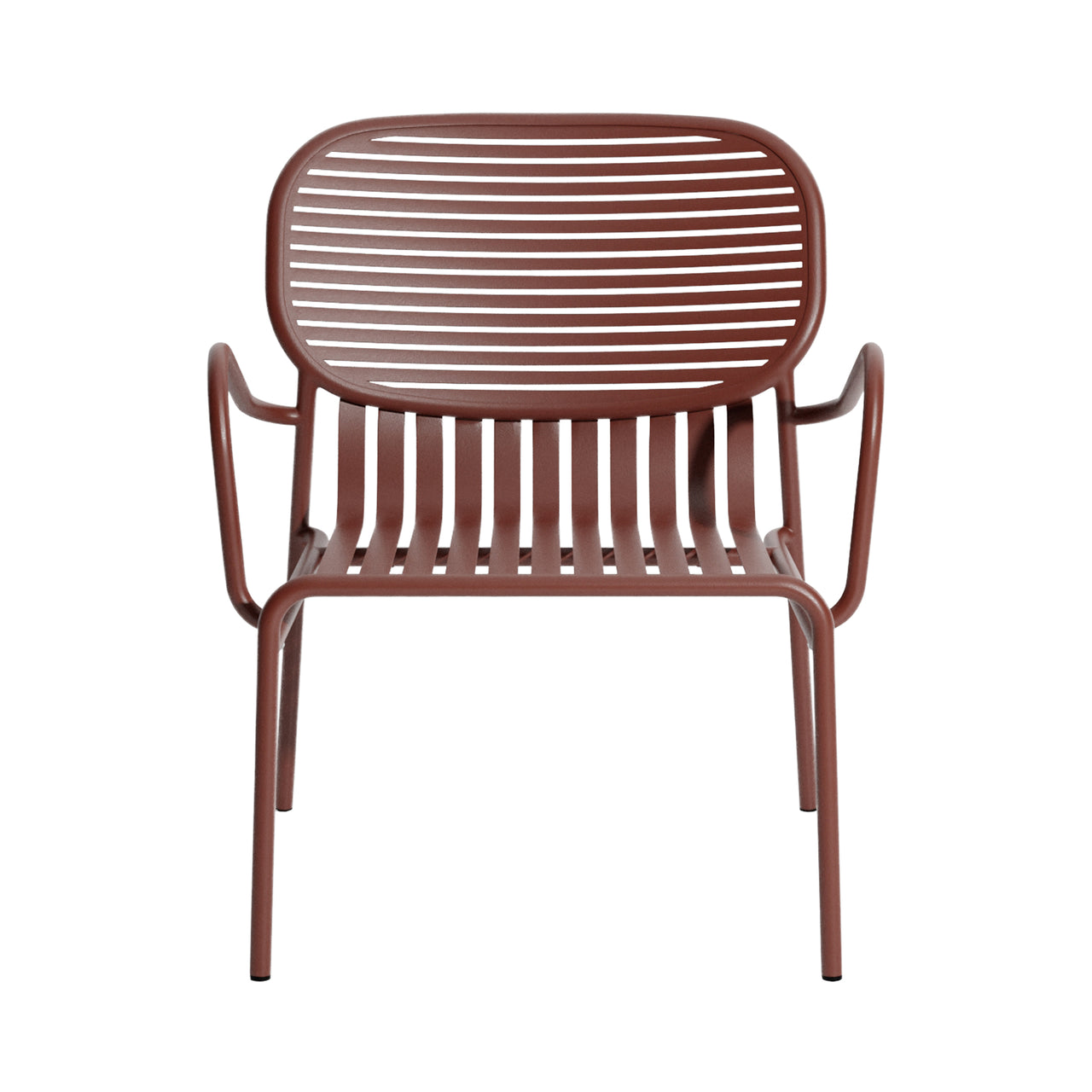 Week-End Stacking Lounge Chair: Set of 2 + Red Brown