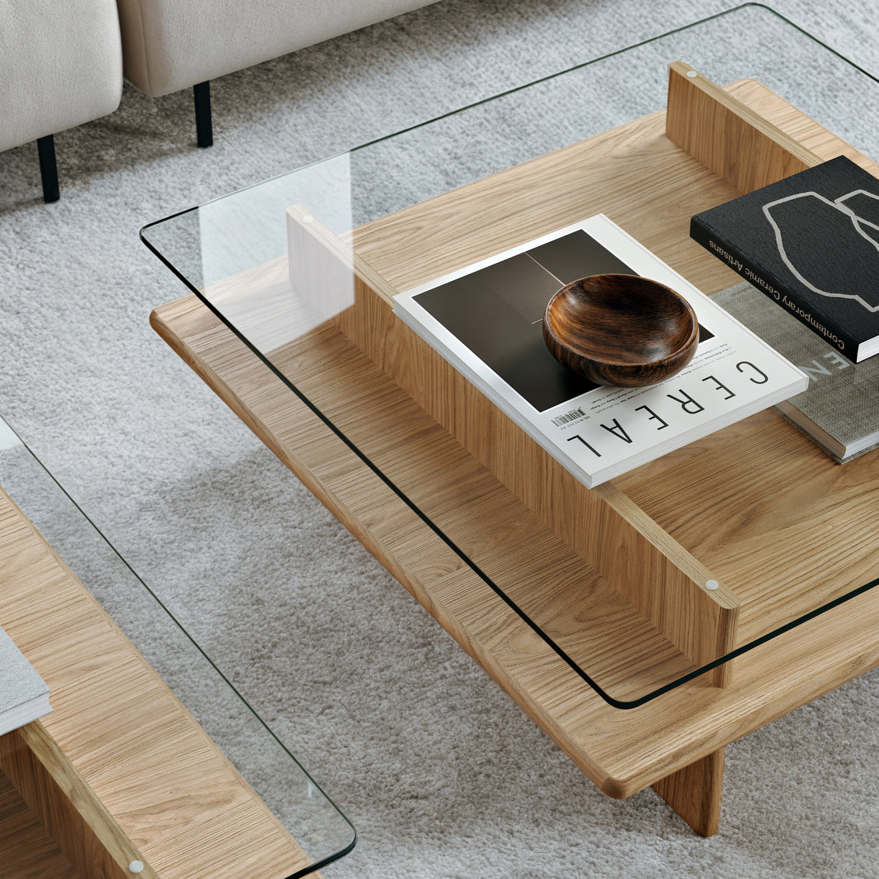 Parallel Coffee Table: Quick Ship