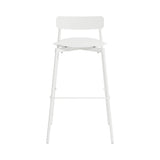 Fromme Stacking Bar + Counter Stool: Outdoor + Bar + White