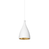 Swell Single Indoor/Outdoor Pendant Light: White