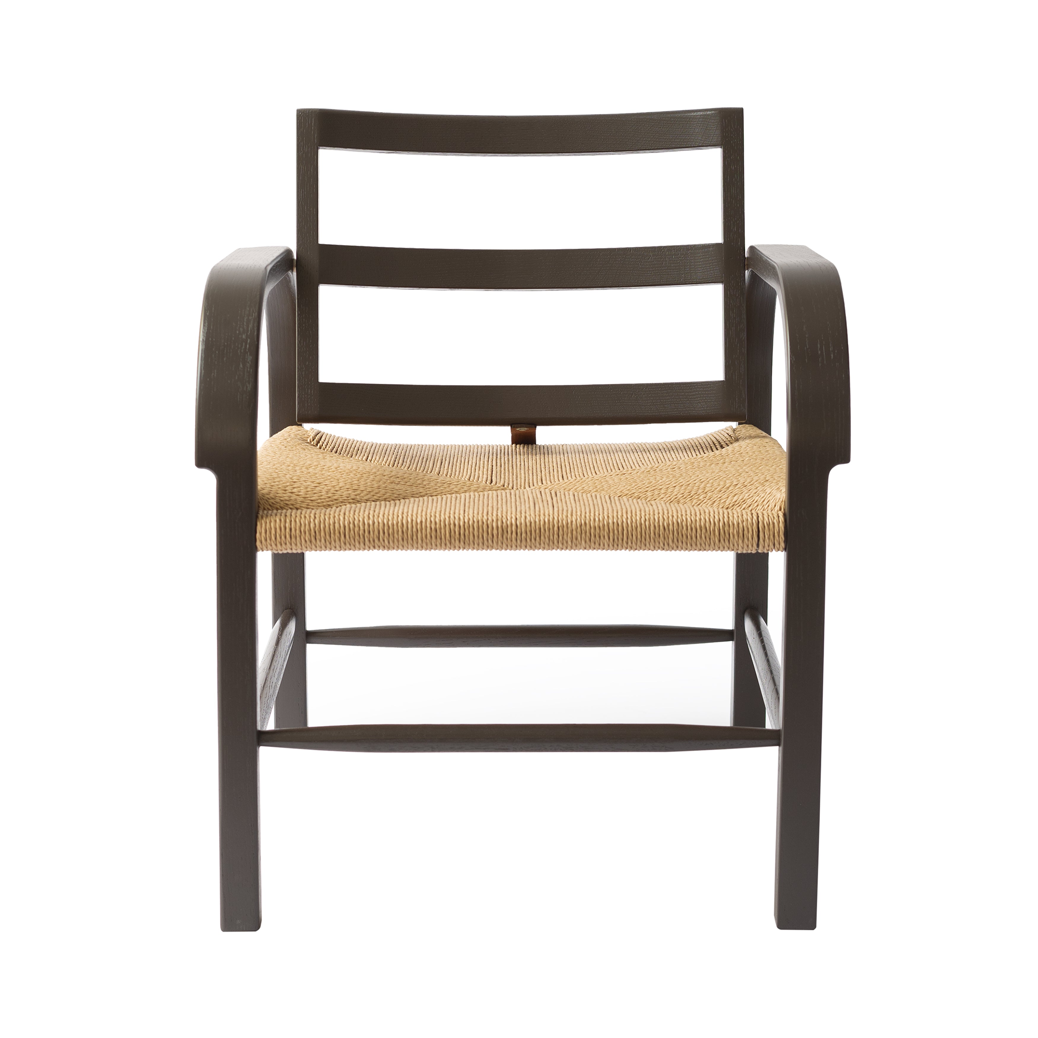 Arch Weave Lounge Chair: Auberge Brown