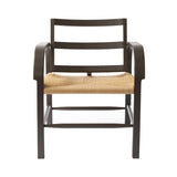 Arch Weave Lounge Chair: Auberge Brown