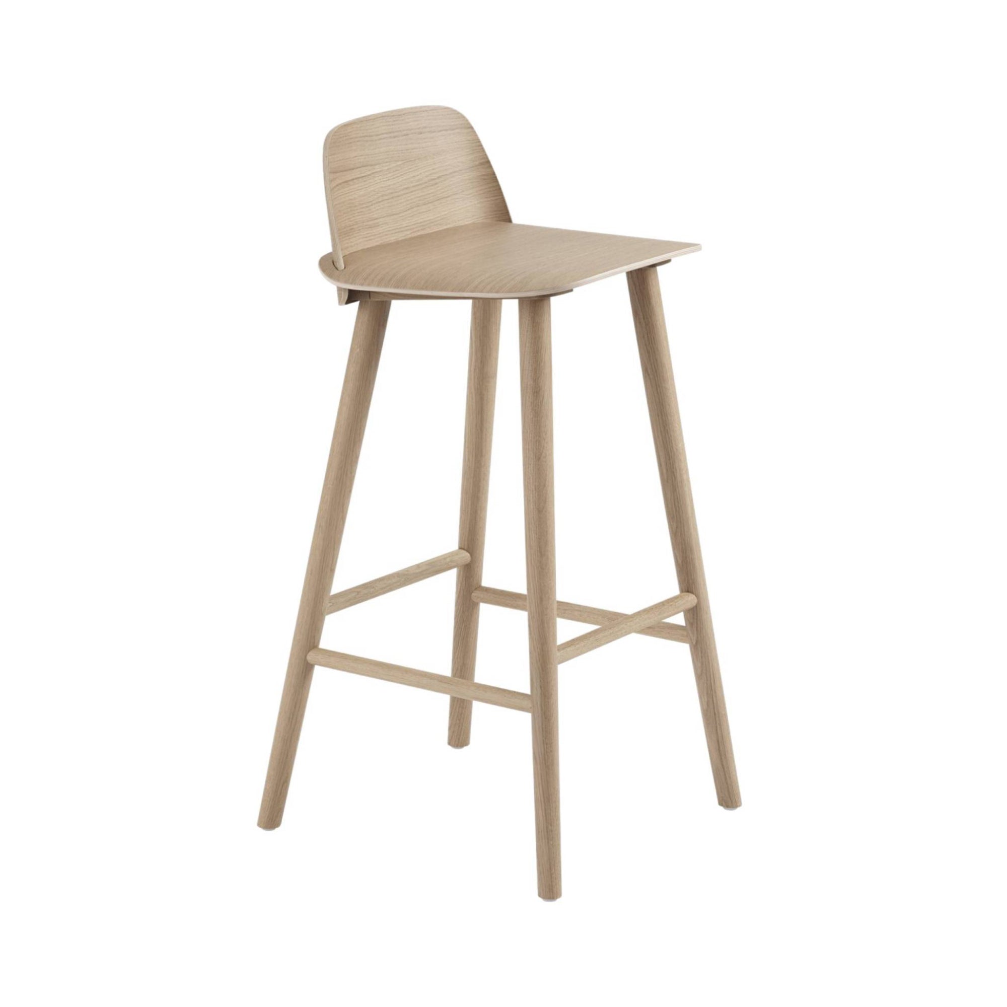 Nerd Bar + Counter Stool: Bar + Oak