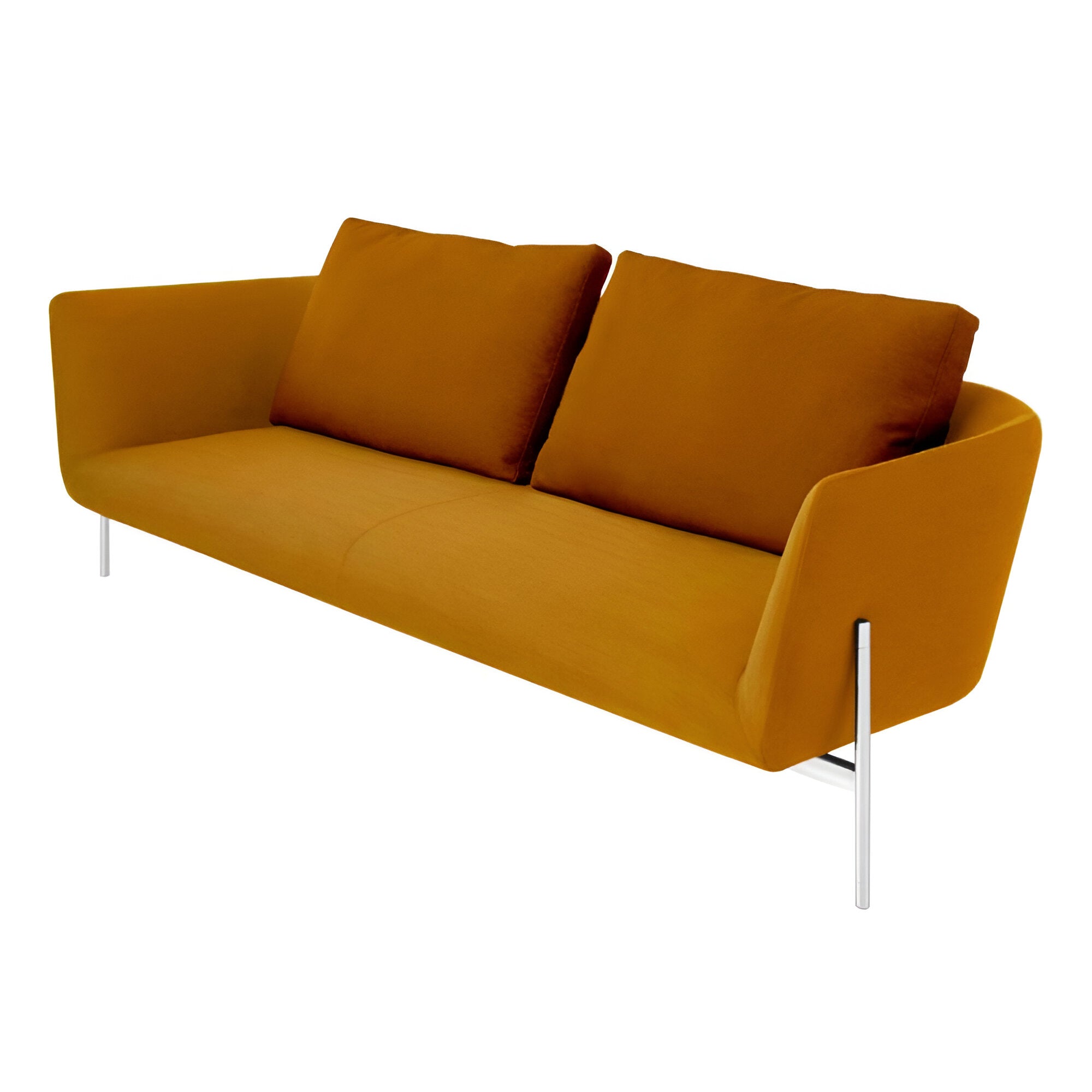 Loft 245 Sofa: Sofa - Chrome