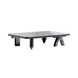 Multileg Low Table: Rectangular + Black B10