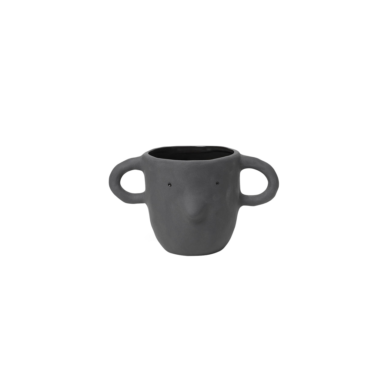 Mus Plant Pot: Extra Large + Dark Grey