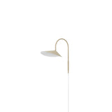 Arum Wall Lamp: Short + Cashmere + White