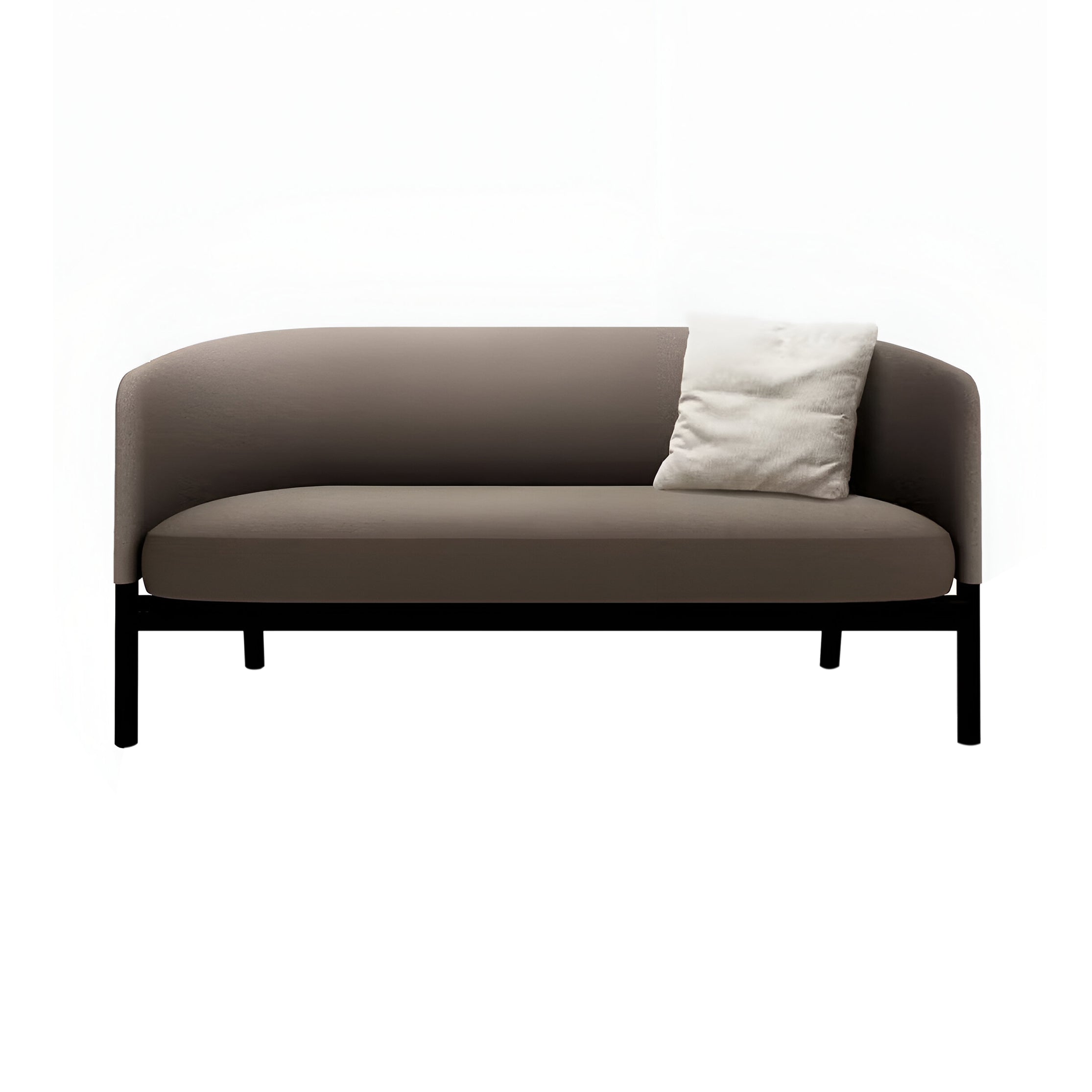 Collar 2 Seater Sofa: Black Oak