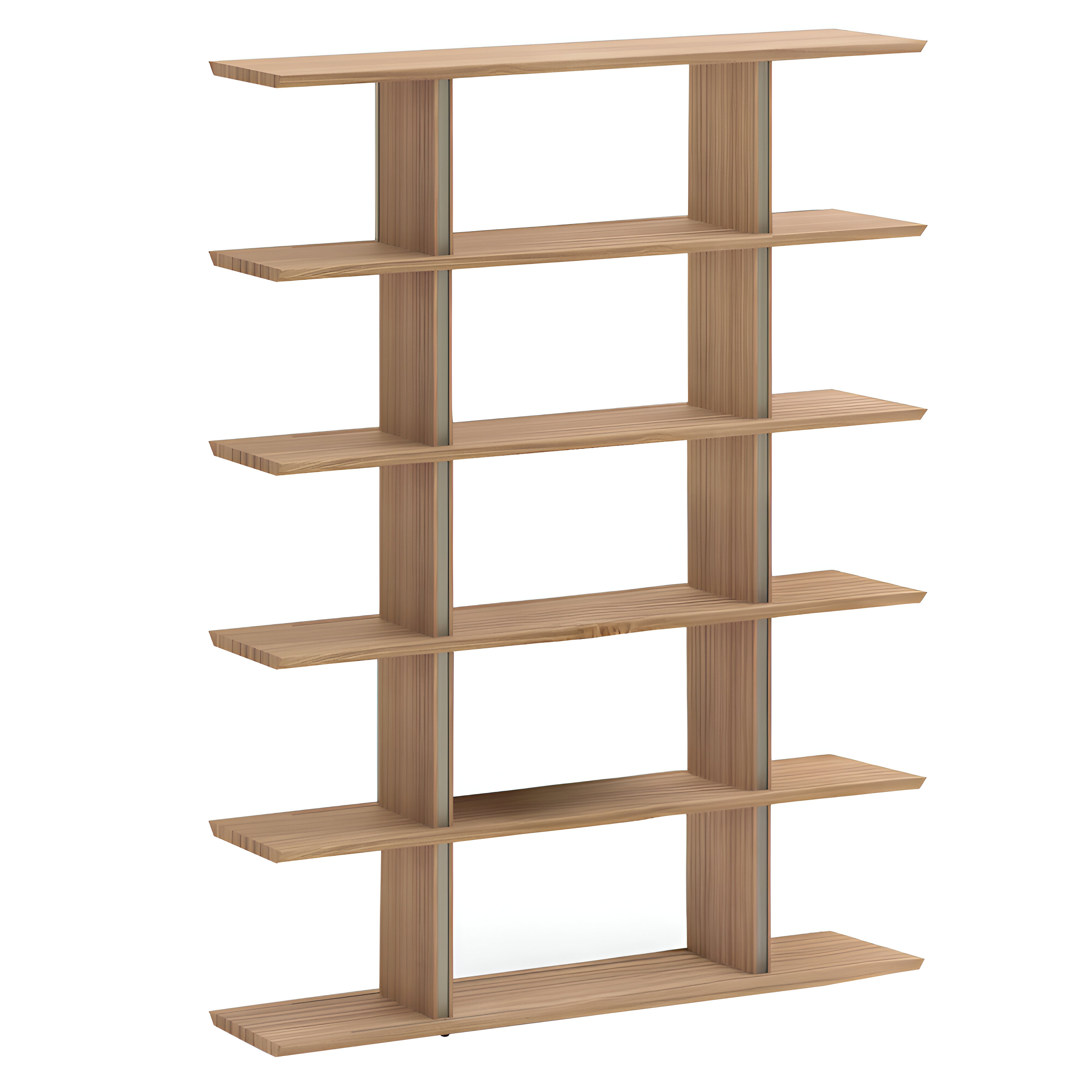 Stockholm Shelf: Composition 5 + Whitened Oak + Anodized Aluminum Bronze