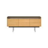 Stockholm Sideboard: STH301 + Super-Matt Oak + Anodized Aluminum Bronze + Black