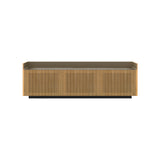 Stockholm STH304 Sideboard: Composition 1 + Super-Matt Oak + Anodized Aluminum Bronze + Black