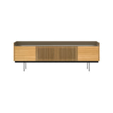 Stockholm Technic Sideboard: STH403 + Super-Matt Oak + Anodized Aluminum Bronze + Black