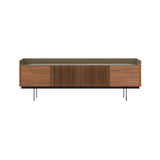 Stockholm Technic Sideboard: STH403 + Walnut Stained Walnut + Anodized Aluminum Bronze + Black