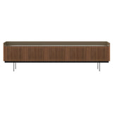 Stockholm Technic Sideboard: STH507 + Walnut Stained Walnut + Anodized Aluminum Bronze + Black