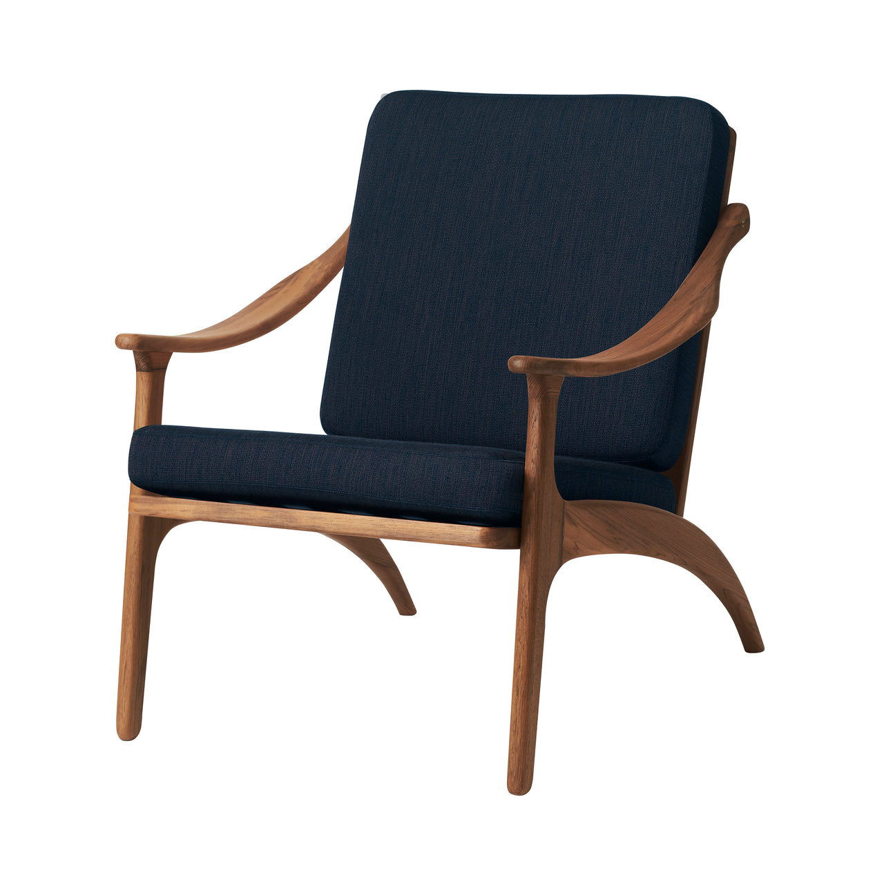 Lean Back Lounge Chair: Teak Oiled Oak